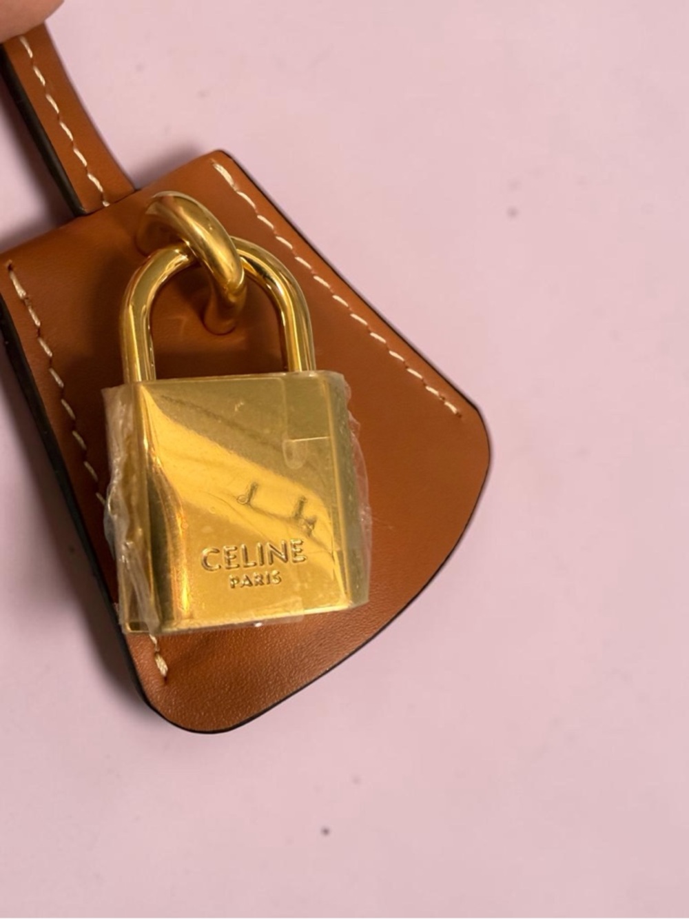 Celine Teen Honorine Bag in Triomphe Canvas and Calfskin - Picture 3 of 16
